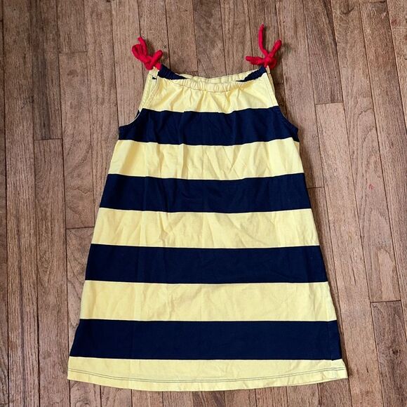 Hanna Andersson Yellow and Blue Striped sundress size S 120 - Picture 1 of 5